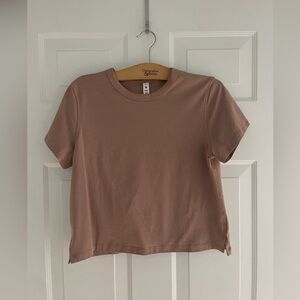 Lululemon Size 6 Classic-Fit Cotton-Blend T-Shirt